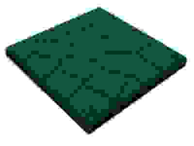 Плитка «Паутинка» из резиновой крошки, зеленый
